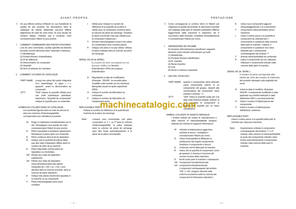 Hitachi ZW370-5B Wheel Loader (PNH-1-1) Parts Catalog