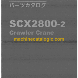 Hitachi Sumitomo SCX2800-2 Crawler Crane Parts Catalog