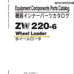 Hitachi ZW220-6 Wheel Loader Equipment Component Parts Catalog