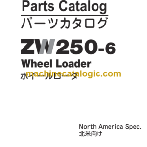 Hitachi ZW250-6 Wheel Loader (PNEM70-1-2) Parts Catalog