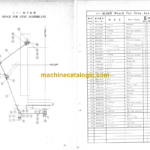 Hitachi KH180-40U Direct Coupled Type Pile Driver Parts Catalog