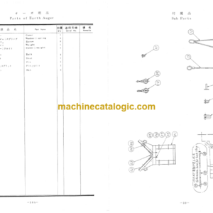 Hitachi KH180-2S-80R-3 LEADER ROTATING TYPE PILE DRIVER Parts Catalog