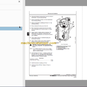 John Deere 670G 670GP 672G and 672GP Motor Grader Repair Technical Manual