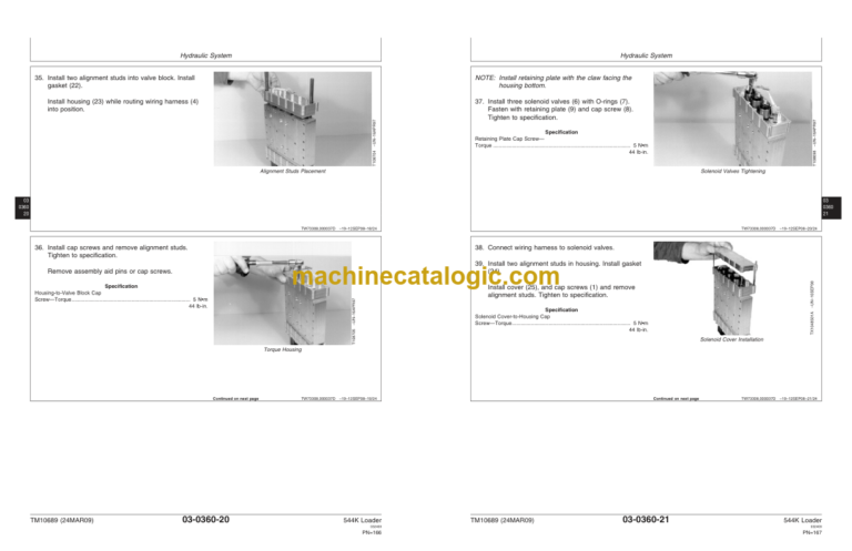 John Deere 544K Loader Repair Technical Manual