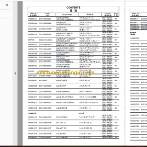 Hitachi ZW220-6 Wheel Loader Equipment Component Parts Catalog