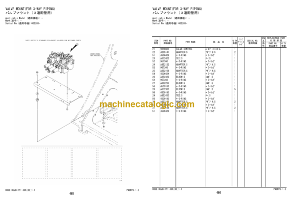 Hitachi ZW250-6 Wheel Loader (PNEM70-1-2) Parts Catalog