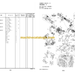 Hitachi ZW180-6 180PL-6 Wheel Loader Parts Catalog