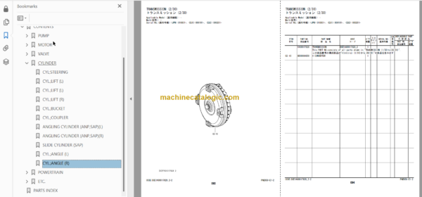 Hitachi ZW220-6 Wheel Loader Equipment Component Parts Catalog