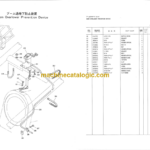 Hitachi KH125-3 Hydraulic Crawler Crane Parts Catalog Serial No.0601-0727