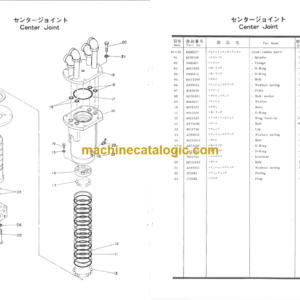 Hitachi KH75 Parts Catalog Serial No.0101