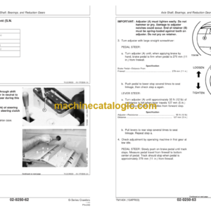 John Deere 450G 455G 550G 555G 650G Crawler Repair Technical Manual