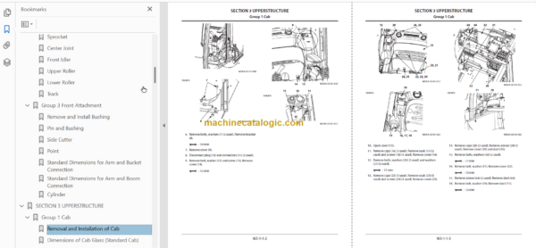 Hitachi V3800 Series Engine Technicial and Workshop Manual