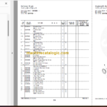 Hitachi ZW180-5B 180PL-5B 220-5B Wheel Loader Engine Parts Catalog