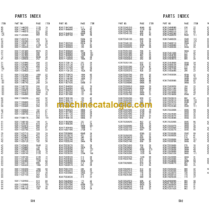 Hitachi ZW310-5B Wheel Loader (PNFA60-1-1) Parts Catalog