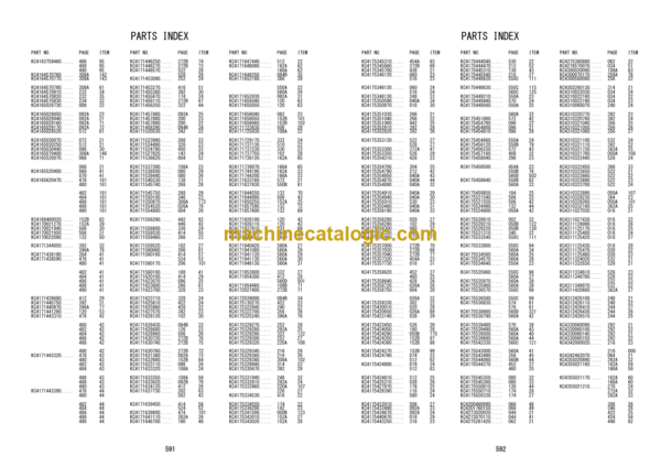 Hitachi ZW310-5B Wheel Loader (PNFA60-1-1) Parts Catalog