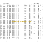 Hitachi ZW180-5A Wheel Loader Equipment Components Parts Catalog