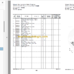 Hitachi ZW180-5B 180PL-5B 220-5B Wheel Loader Engine Parts Catalog