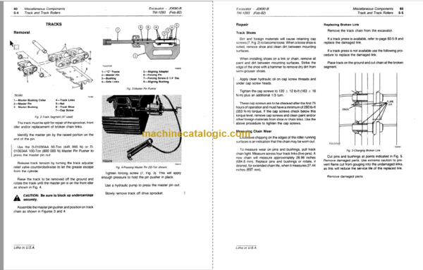 John Deere 690B Excavator Technical Manual