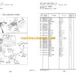 Hitachi ZW550-5B Wheel Loader Engine Parts Catalog