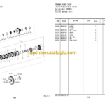 Hitachi ZW180-5A Wheel Loader Equipment Components Parts Catalog