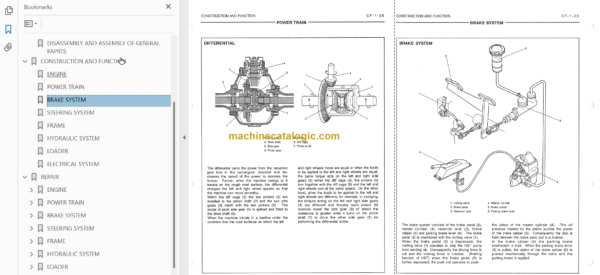 Hitachi LX20 Wheel Loader Service manual