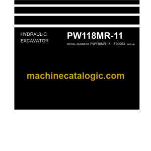 Komatsu PW118MR-11 Shop Manual