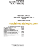 John Deere 360D 460D 560D Skidder Operation and Test Technical Manual