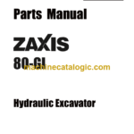 Hitachi ZAXIS 80-GI Hydraulic Excavator Parts Catalog