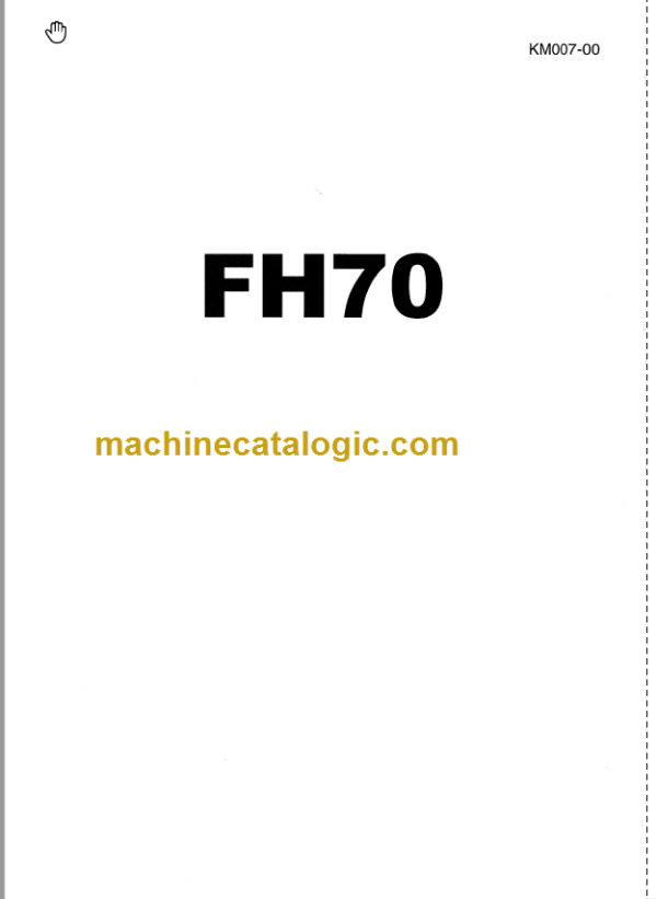 Hitachi FH70 Truck Crane Service manual