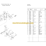 Hitachi KH125-3 Hydraulic Crawler Crane Parts Catalog Serial No.0801-