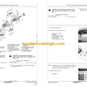 John Deere 750 Excavator Repair Technical Manual