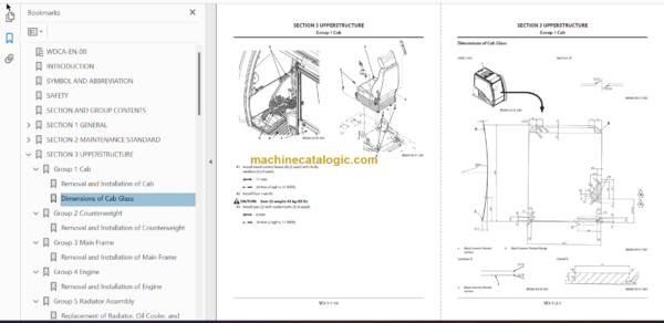 Hitachi ZX250LC-5B ZX250LCN-5B Technical and Workshop Manual