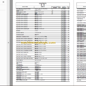 Hitachi ZW180-5B 180PL-5B Wheel Loader Parts Catalog