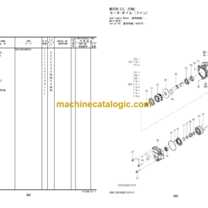 Hitachi ZC120S-6 Single Drum Vibratory Roller Equipment Componets Parts Catalog