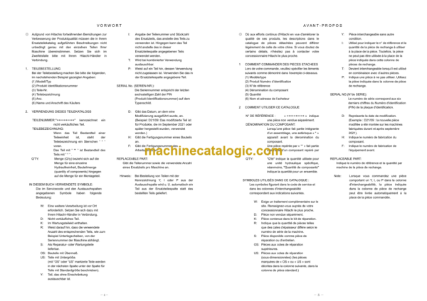 Hitachi ZC120S-6 Single Drum Vibratory Roller Equipment Componets Parts Catalog