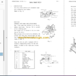 Hitachi FH70 Truck Crane Service manual