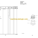 Hitachi EG65R-3 Rubber Crawler Carrier Equipment Components Parts Catalog