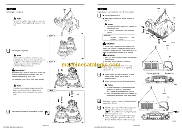 Hitachi ZX470-7 ZX530-7 ZX670-7 ZX870-7 Series ASSEMBLY PROCEDURE MANUAL