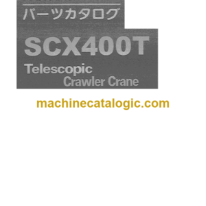 Hitachi Sumitomo SCX400T Crawler Crane Parts Catalog