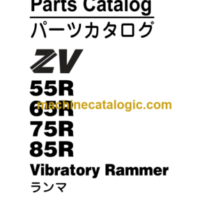 Hitachi ZV55R 65R 75R 85R Vibratory Rammer (PTGA-1-2) Parts Catalog