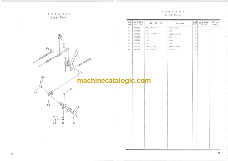Hitachi KH180-3 Crawler Crane With HD Winches Parts Catalog