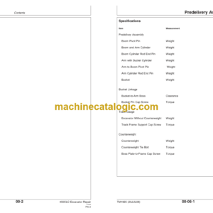 John Deere 450CLC Excavator Repair Technical Manual