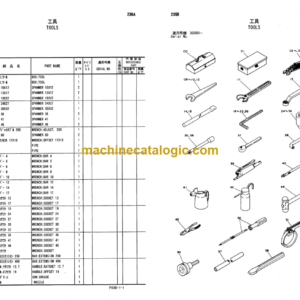 Hitachi Sumitomo SCX400T Telescopic Crawler Crane Parts Catalog