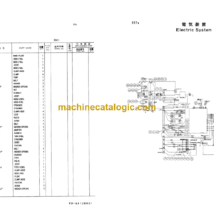 Hitachi KH700-2 Hydraulic Crawler Crane Parts Catalog