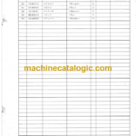 Hitachi KH180-70Q Direct Coupled Type Earth Auger Parts Catalog