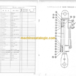 Hitachi KH180-70Q Direct Coupled Type Earth Auger Parts Catalog