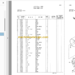 Hitachi CC135 CC135C Vibratory Roller Parts Catalog