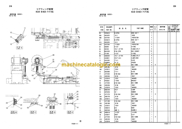 Hitachi Sumitomo SCX400T Crawler Crane Parts Catalog