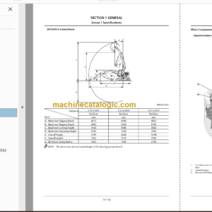 Hitachi ZX135US-6 Technical and Workshop Manual