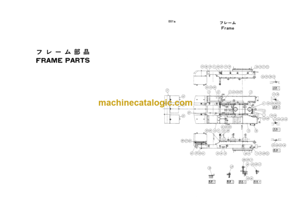 Hitachi KH700-2 Hydraulic Crawler Crane Parts Catalog